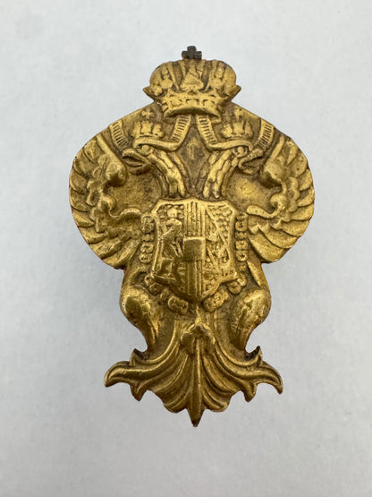 Masonic Double Headed Eagle Brass Badge
