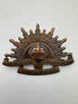 WW2 Australian Commonwealth Military Forces Slouch Cap Badge