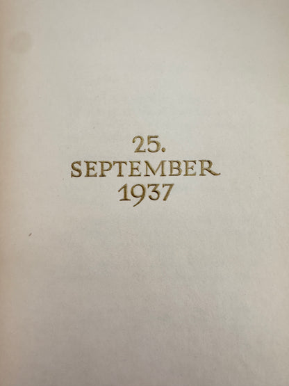 Presentation Volume of Benito Mussolini’s State Visit to Munich 1937 – Very fine and rare original presentation volume in...