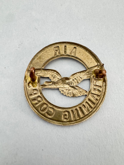 WW2 British RAF Air Training Corps Corps Cap Badge