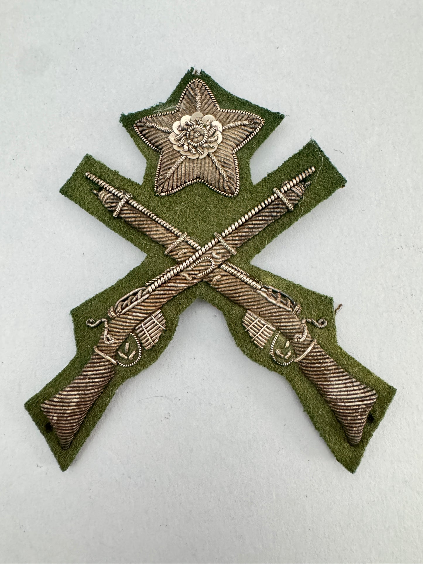 WW1 British Army Company Marksman Proficiency Bullion Arm Badge