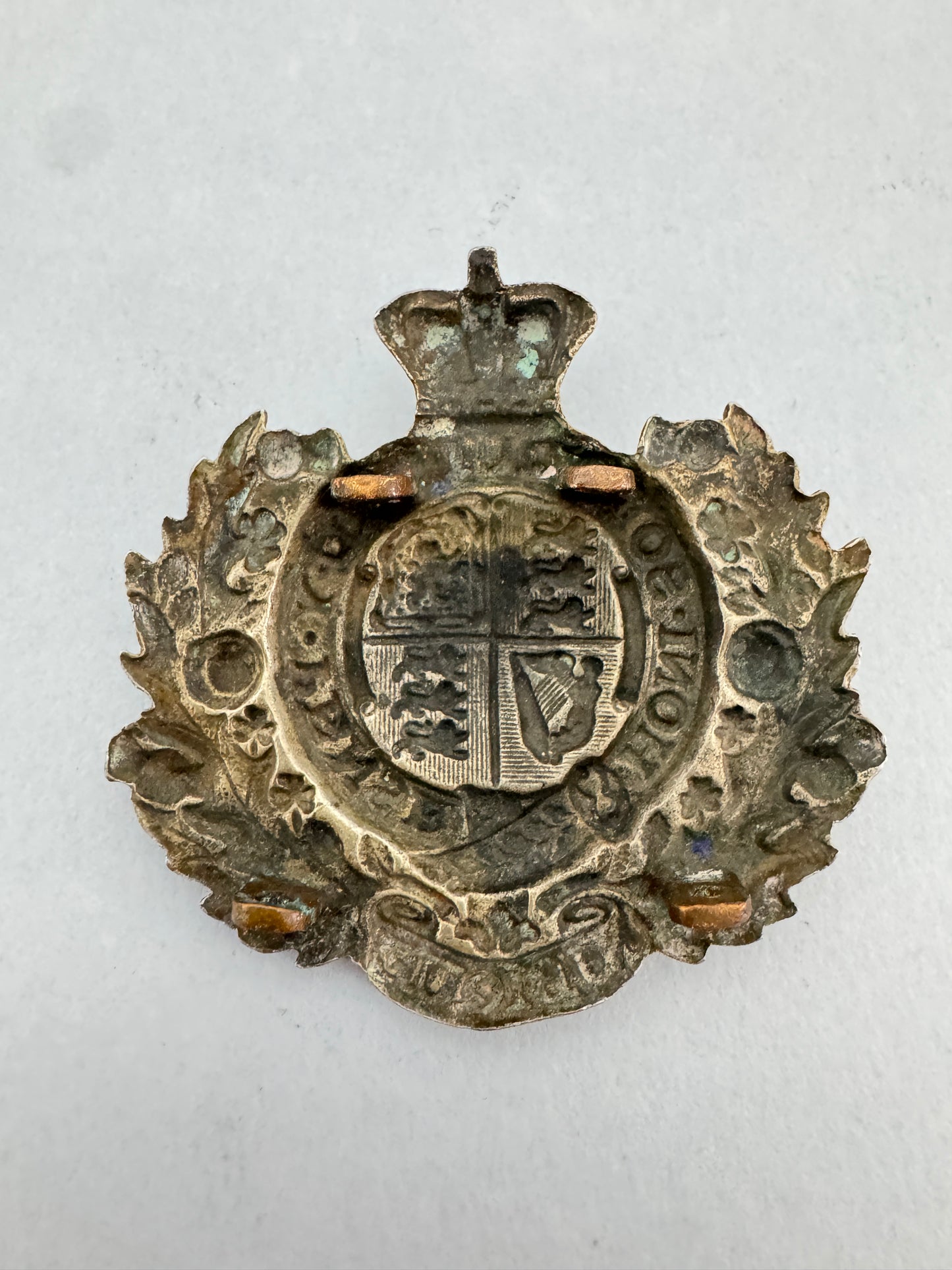 Victorian British Army Royal Engineer Volunteers Belt Buckle Badge