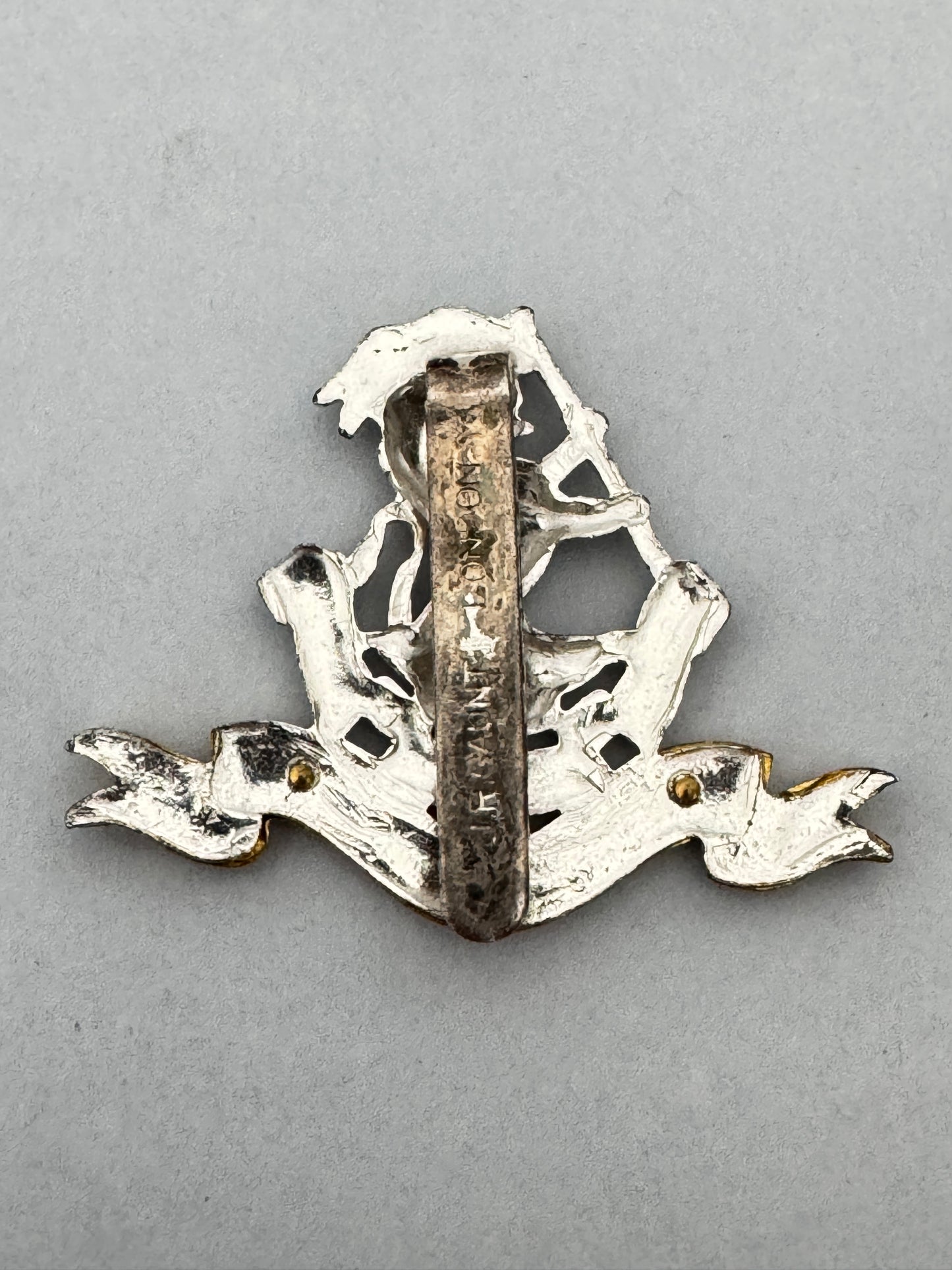 British Army Duke of Wellington West Riding Regiment Officer Cap Badge