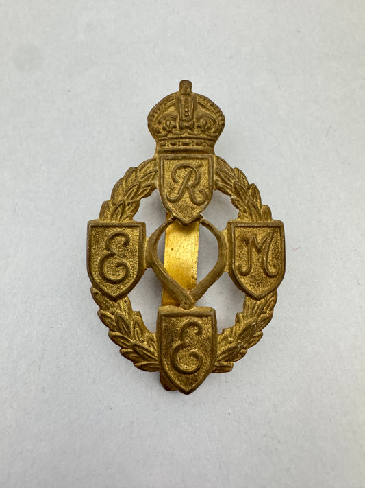 WW2 British Army REME Engineers Cap Badge