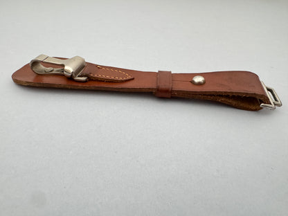 WW2 German Army Officer's Teardrop Leather Sword Hanger
