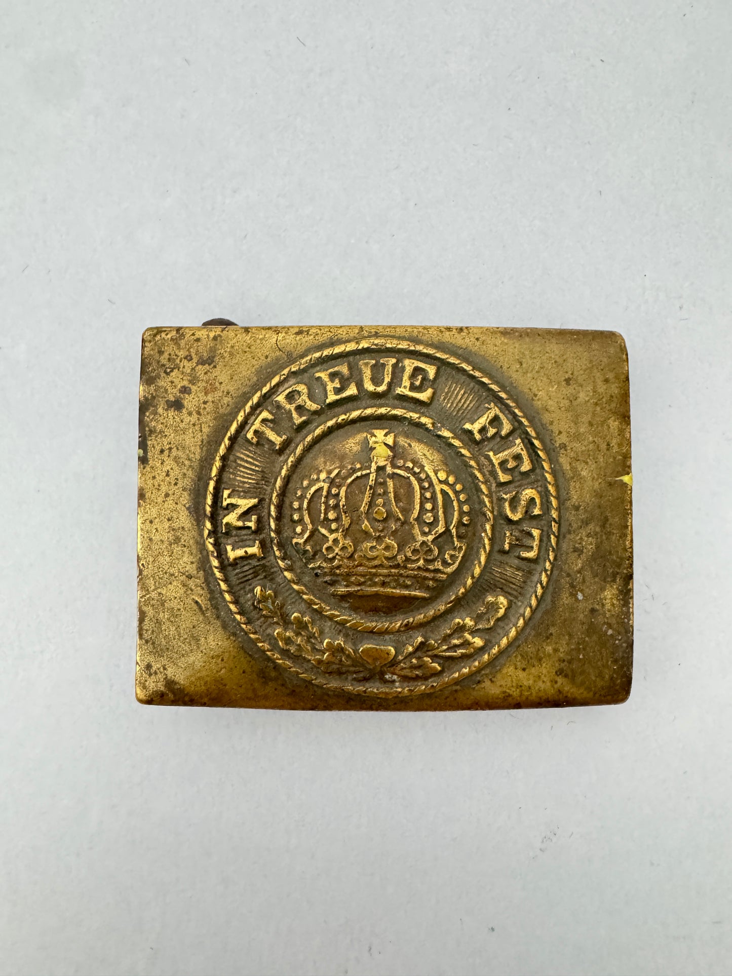 WW1 German Bavarian Army Other Ranks Brass Belt Buckle