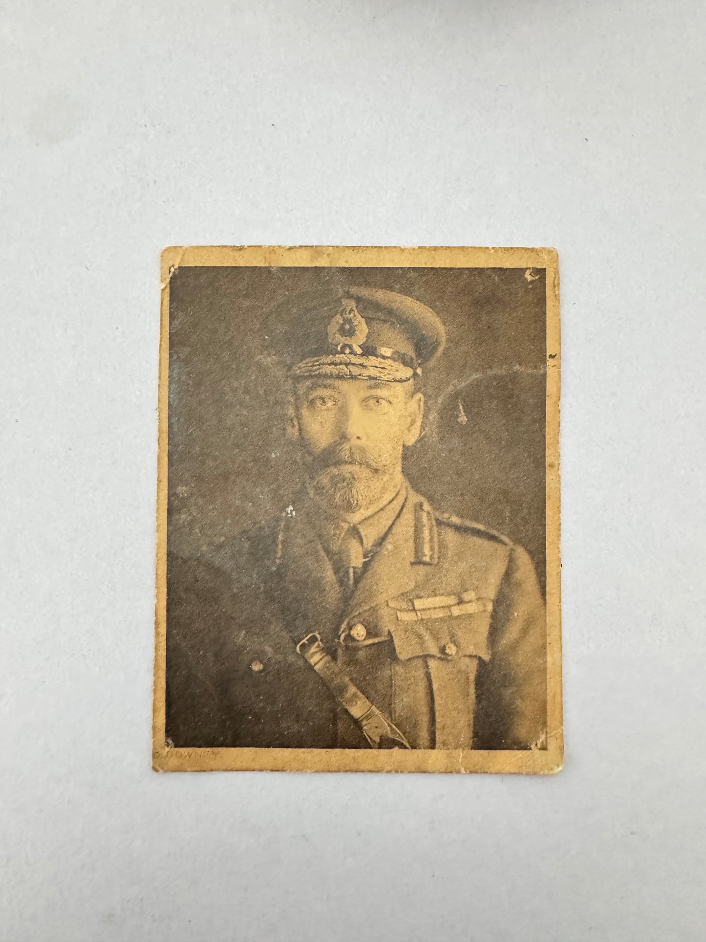 WW1 British Princess Mary Brass Gift Tin Christmas 1914 + Image of King George V