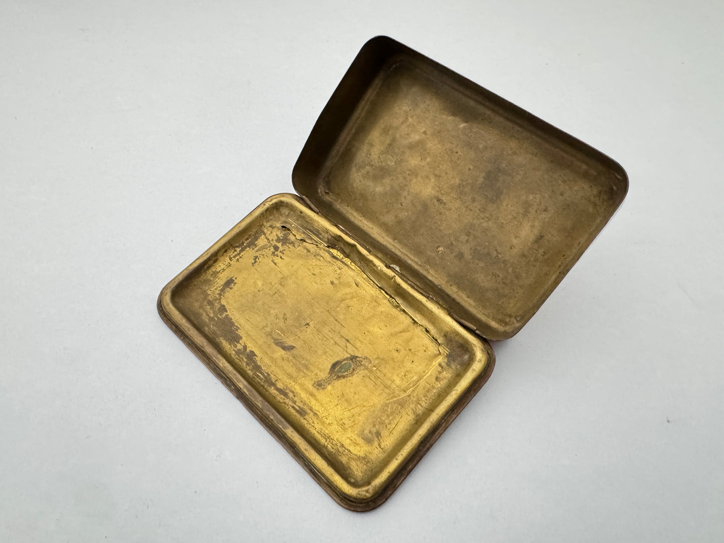 WW1 British Christmas 1914 Princess Mary Brass Gift Tin