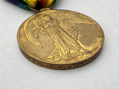 WW1 British Army Inter Allied Victory Medal RIFLE BRIGADE