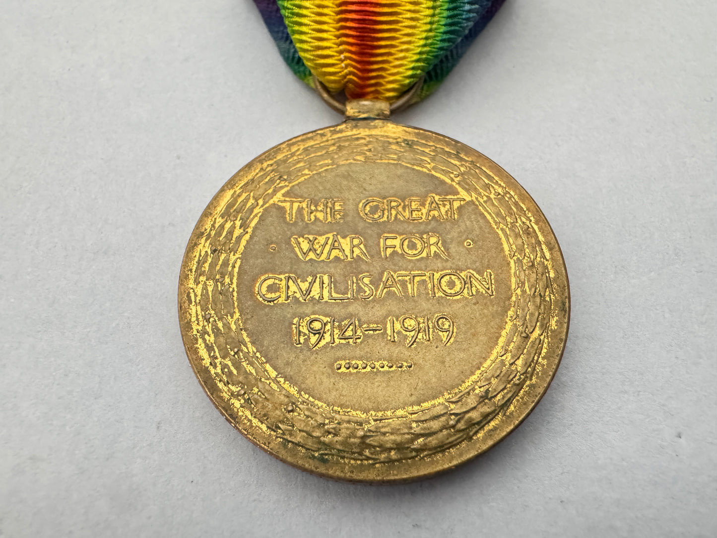 WW1 British Army Inter Allied Victory Medal RIFLE BRIGADE