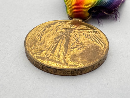 WW1 British Army Inter Allied Victory Medal ARMY SERVICE CORPS