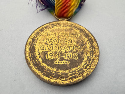 WW1 British Army Inter Allied Victory Medal ARMY SERVICE CORPS