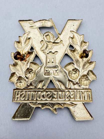 WW1 British Army Tyneside Scottish Glengarry Cap Badge
