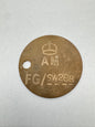 WW2 British Air Ministry Property Tag AM RAF