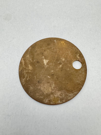 WW2 British Air Ministry Property Tag AM RAF