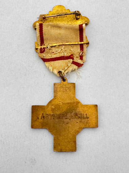 WW1 British Red Cross Society First Aid Proficiency Medal 1916 Clasp