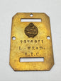 Interwar British Army Royal Tank Corps Duty Bed Plate