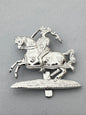 British Army Fife & Forfar Yeomanry Anodised Staybrite Cap Badge
