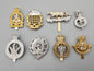 Post WW2 British Territorial Army Yeomanry Staybrite Cap Badges