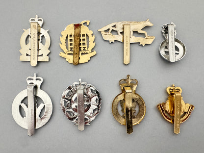 Post WW2 British Territorial Army Yeomanry Staybrite Cap Badges