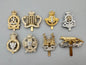 After WW2 British Territorial Army Yeomanry Staybrite Cap Badges
