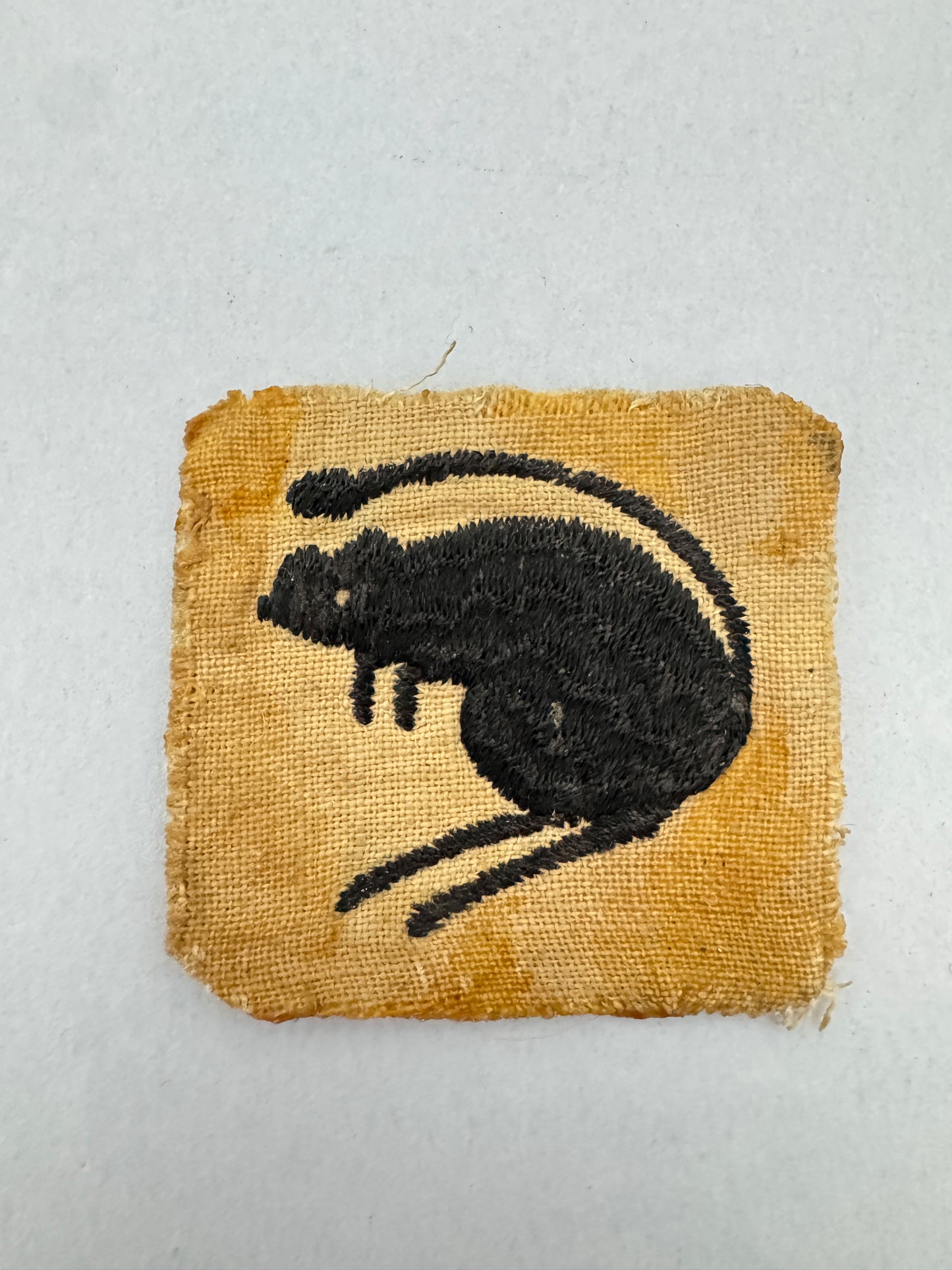 WW2 British Army 4th Armoured Brigade Formation Sign Badge 'Desert Rat'