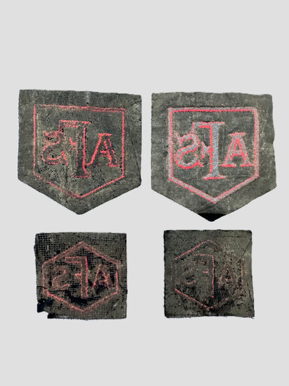 WW2 British Auxiliary Fire Service (AFS) Formation Sign Arm Badges