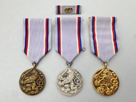 Czech Army Long Service Medals 5 10 15 Years