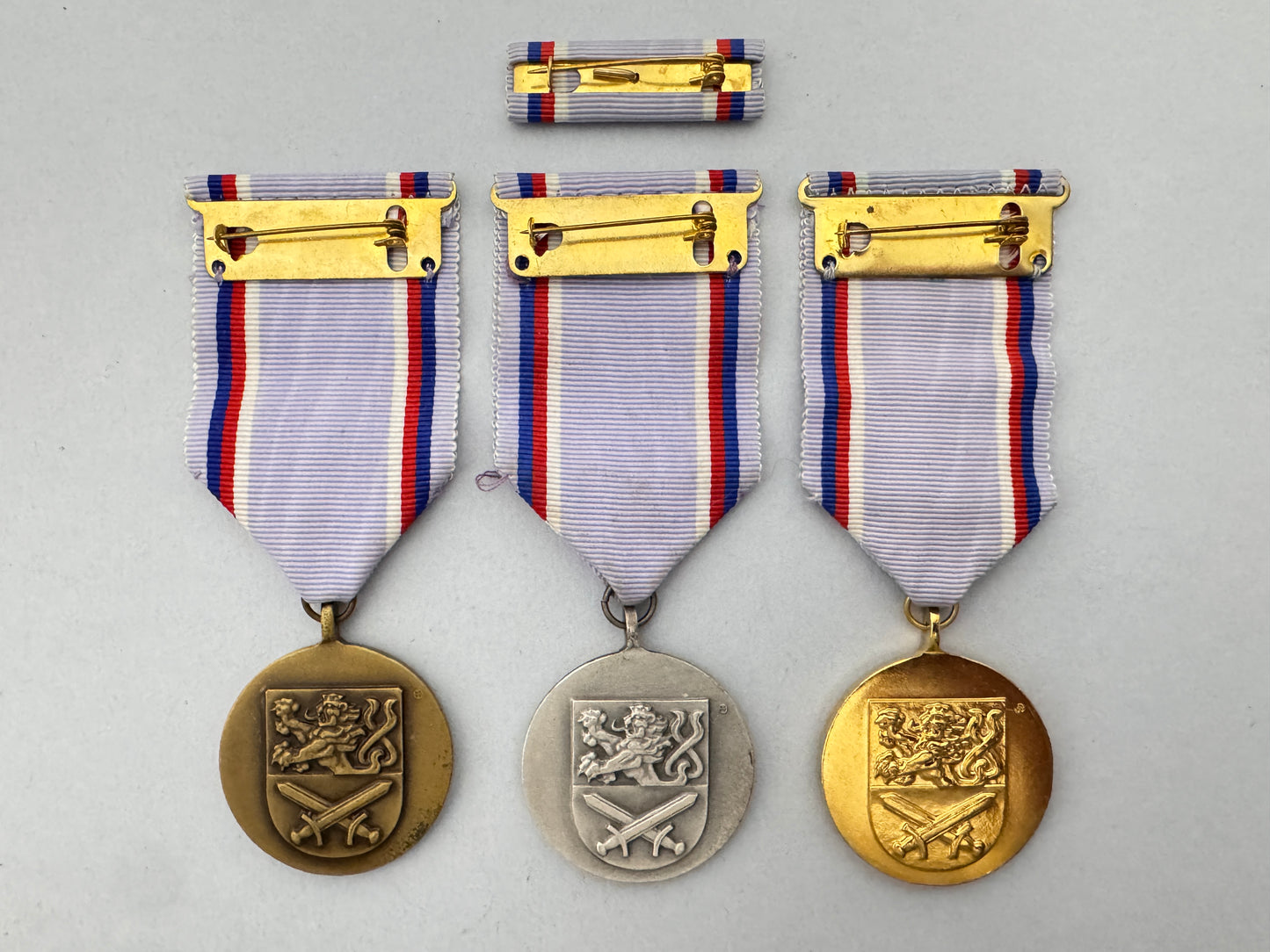 Czech Army Long Service Medals 5 10 15 Years