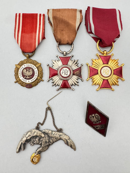 Poland, A lot of 5 State Medals and Awards