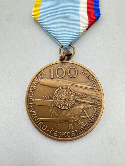 Czech Republic 100 Year Anniversary of the Air Force Medal