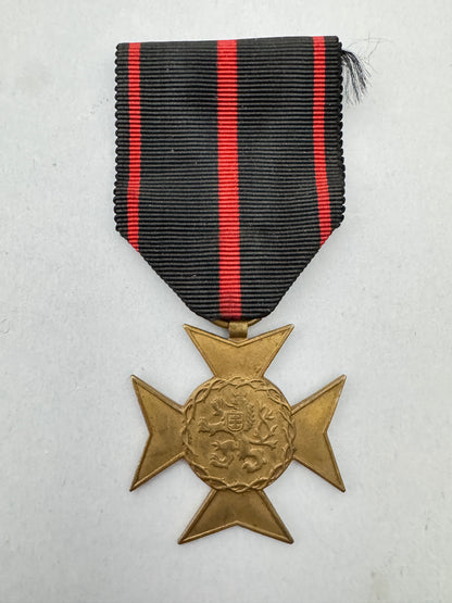WW2 Czechoslovak Cross for Political Prisoners Medal 1939-1945