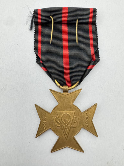 WW2 Czechoslovak Cross for Political Prisoners Medal 1939-1945