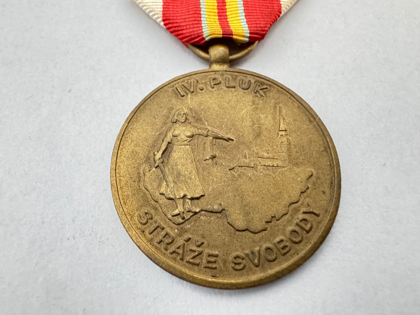 Czechoslovak 4th Regiment of the Freedom Guard Medal 1918-1948