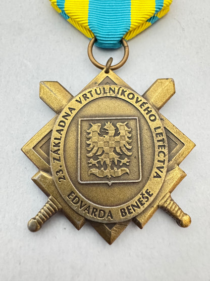 Czech Republic Armed Forces 23rd Helicopter Base Edvarda Benese Medal