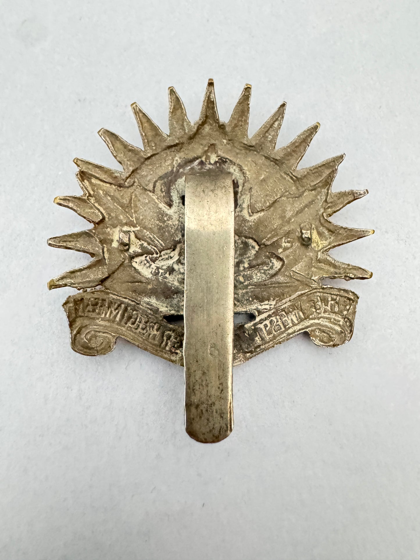 WW2 Canadian Army Westminster Regiment Cap Badge SCULLY