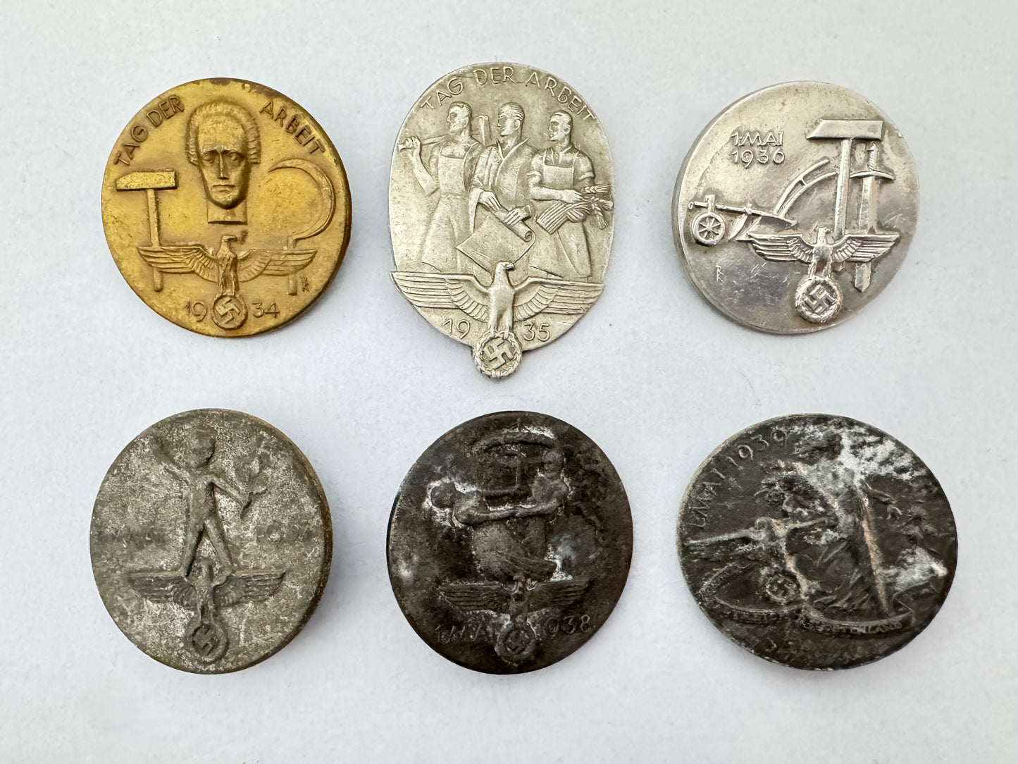 Third Reich May Day Event Tinnies