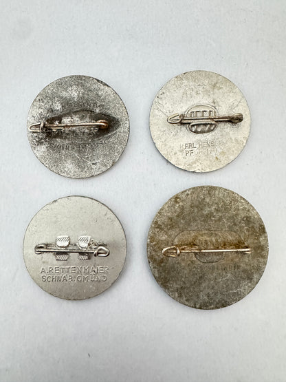 Collection of Third Reich German Tinnie Day Badges