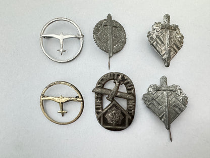 Collection of Third Reich German Tinnie Day Badges