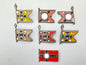 WW2 German WHW Wehrmacht Flag Banner Tinnie Badges