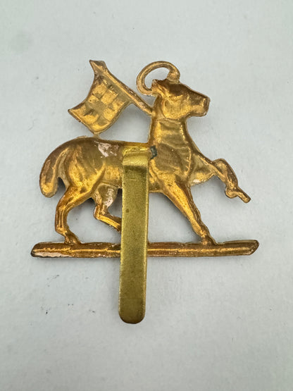 WW2 British Army Queen's Royal Regiment (West Surrey) Cap Badge