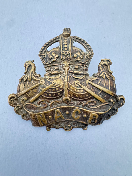 WW1 British Navy and Army Canteen Board (NACB) Cap Badge