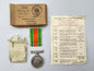 WW2 British Defence Medal Boxed to Officer of the Royal Army Medical Corps