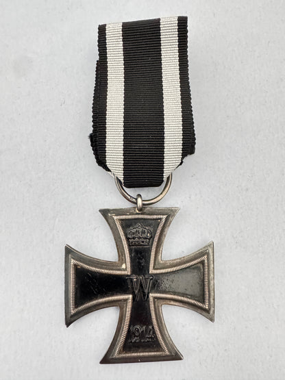 WW1 German Prussian 1914 Iron Cross 2nd Class Medal M.O