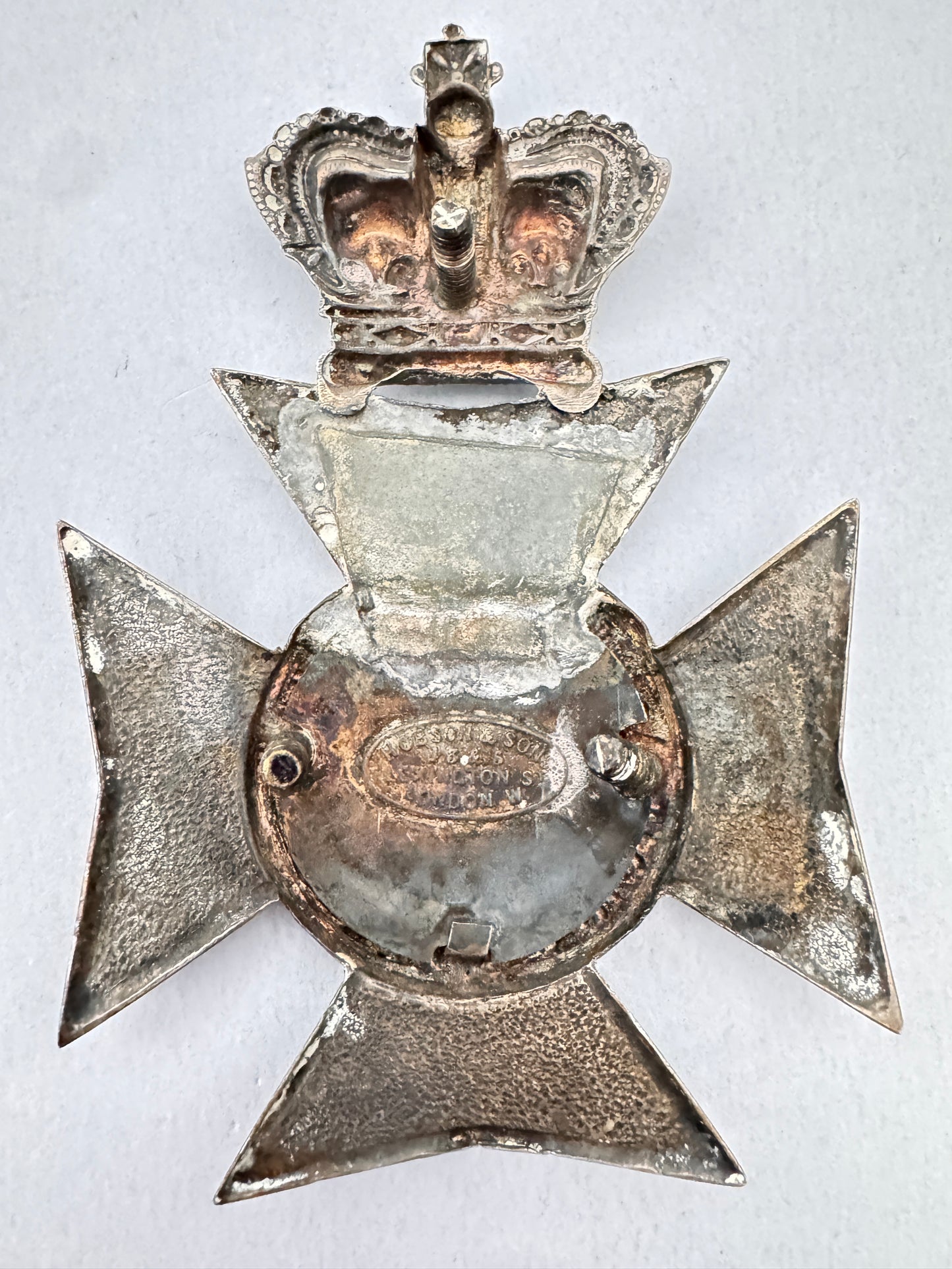 British Army 1st Middlesex Rifle Volunteers Officer's Belt Plate Badge