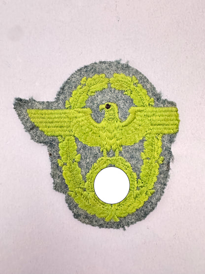WW2 German Schutzpolizei Police Officer's Tunic Arm Badge