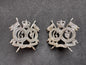 Photo 1 of After WW2 British Army 16th / 5th Queen's Royal Lancers Collar Badges - collectible militaria item