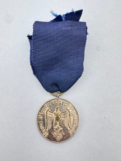 WW2 German Wehrmacht 4 Year Long Service Medal