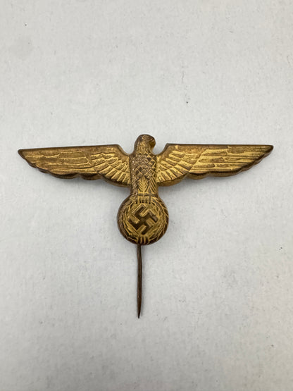 WW2 German Kriegsmarine Metal Eagle Cap Badge