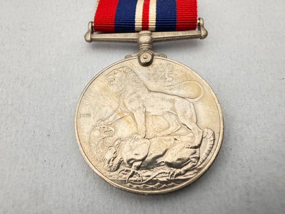 WW2 British 1939-45 War Medal with MID Oakleaves